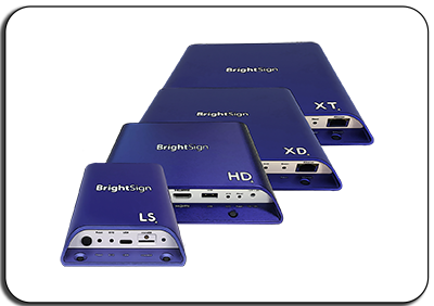 Different models of Brightsign players