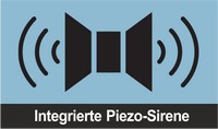 Integrierte Piezo-Sirene